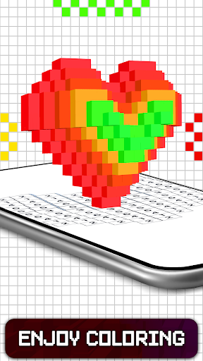 3D Color by Number Voxel Screen 2