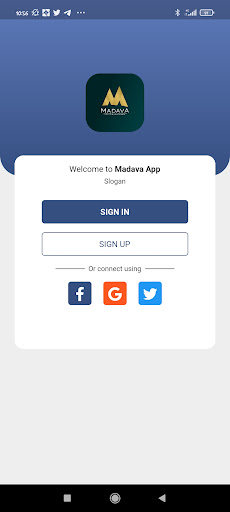 Android application MADAVA screenshort