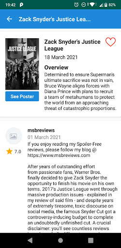 Android application Movie Box screenshort