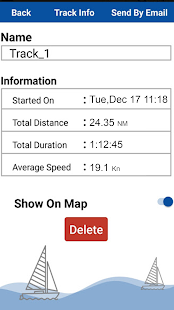 Cayuga Seneca Lakes GPS Charts Screenshot