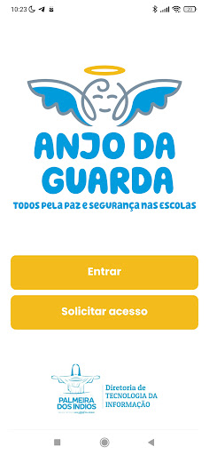 Android application Anjo da Guarda screenshort