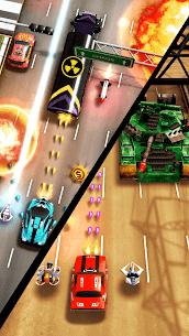 Chaos Road MOD APK :Combat Car Racing (FREE UPGRADES/MISSILE NO EFFECT) 9