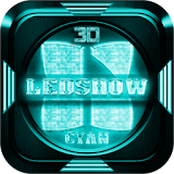 Next Launcher Theme LedShowCyn icon
