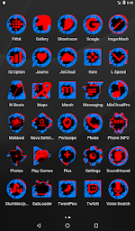 Cracked Red and Blue Icon Pack ✨Free✨