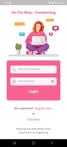On The Way Freelancing Screen 3