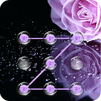 Пурпурная роза Тема В AppLock