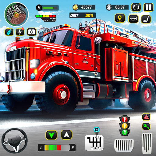 Fire Engine Truck Simulator logo