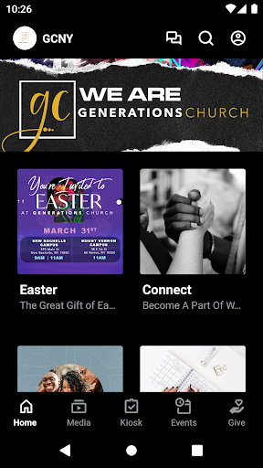 Android application Generations Church NY screenshort