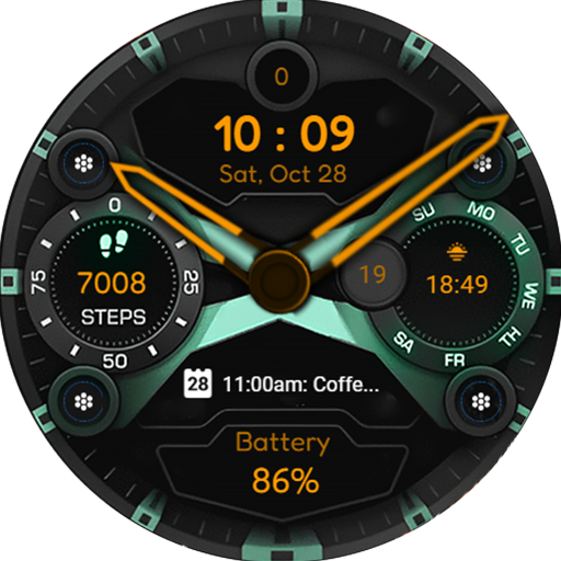 Fresh Green Watch Face Download on Windows