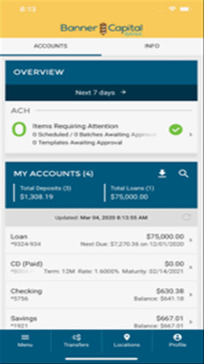BCB Business Banking Screen 3