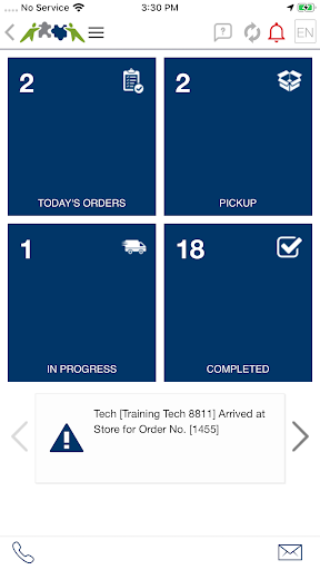 TraceTrax Screen 2