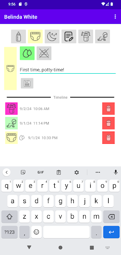 Baby Buddy for Android Screen 3