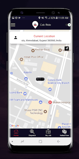 Cab Ride Driver Screen 3