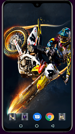 Android application Motocross Wallpaper screenshort