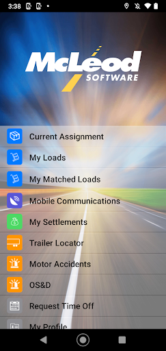Android application McLeod Anywhere screenshort