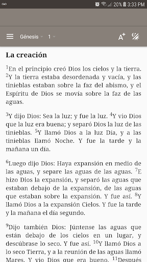 Android application Biblia Reina Valera 1960 (RV19 screenshort