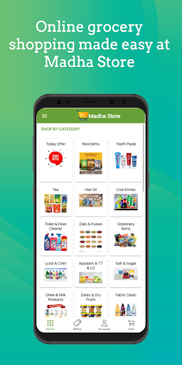 Android application Madha Store screenshort