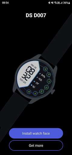 DS D007 - Digital watch face screenshot 0