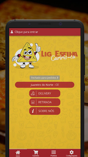 Android application Lig Esfiha Caririo-ca screenshort