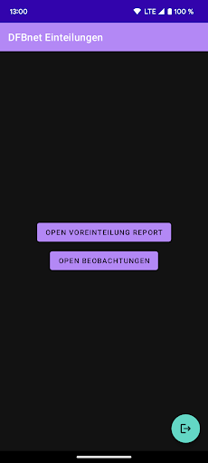 DFBnet Voreinteilungen Screen 3