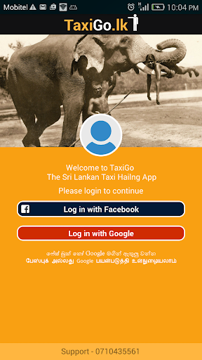 TaxiGo Lanka Customers App