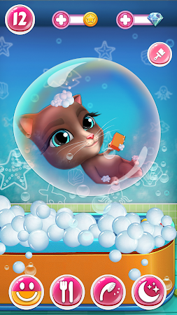 Game screenshot Моя Говорящая Кошка Лилия apk download