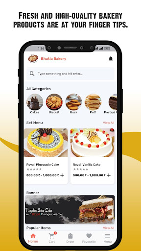 Bhatia Bakery Screen 2