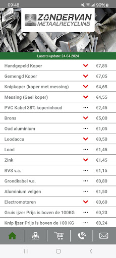 Zondervan Metaalrecycling Screenshot 1 - AppWisp.com