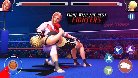 Boxing game Girl fighting 3d wrestling games