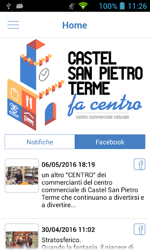 Android application castelsanpietrotermefacentro screenshort
