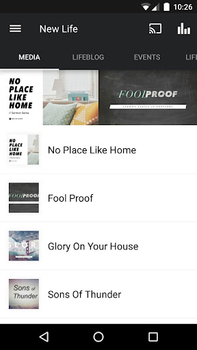 Android application New Life Novato screenshort