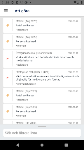Android application Stratsys screenshort