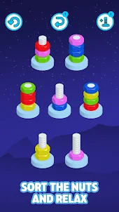 Nut Sort Puzzle: Color Sorting
