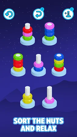 Game screenshot Nut Sort Puzzle: Color Sorting mod apk