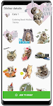 screenshot of WASticker - Cat Stickers