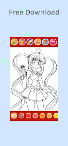 Manga Anime Coloring Pages