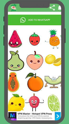Android application واتس ستكر- ملصقات رائعة screenshort