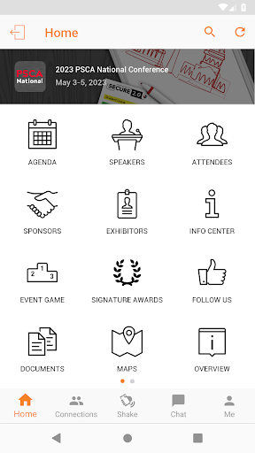 Screenshot of 2023 PSCA National Conference