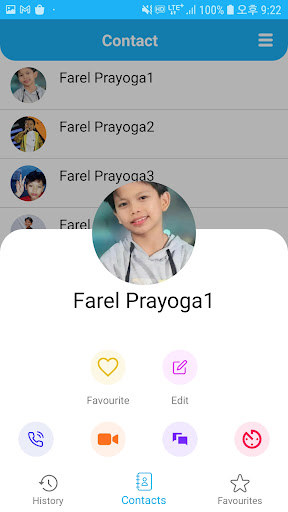 Android application Farel Prayoga Video Call, Chat screenshort