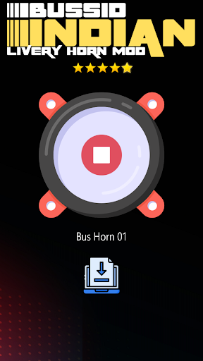 Bussid Indian Livery Horn Mod 6