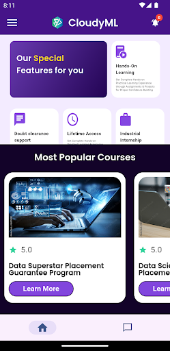 CloudyML- Data Science Courses Screen 3