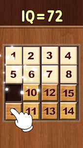 Wood Number Puzzle