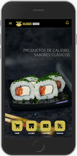 Android application Classic Sushi screenshort