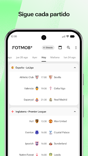 FotMob - Resultados de fútbol screenshot 1