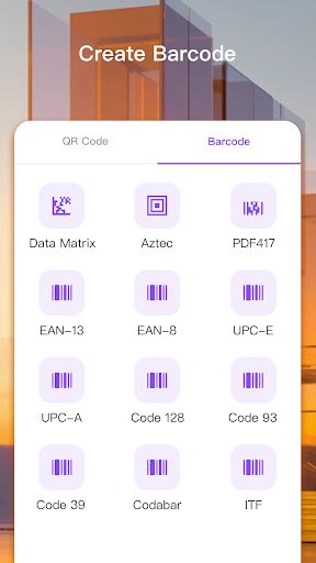 Screenshot of QR Code & Barcode Scanner