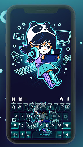 Android application Gamer Keyboard Background screenshort