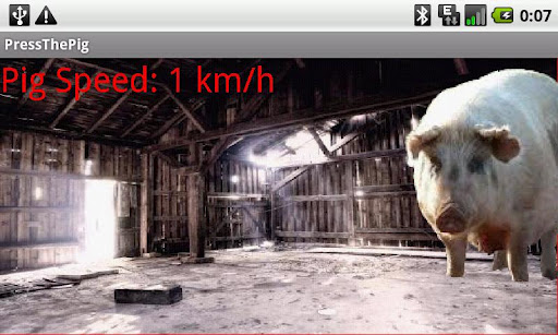 Android application Click a Pig! screenshort