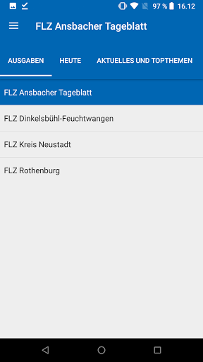 Fränkische Landeszeitung Screen 2