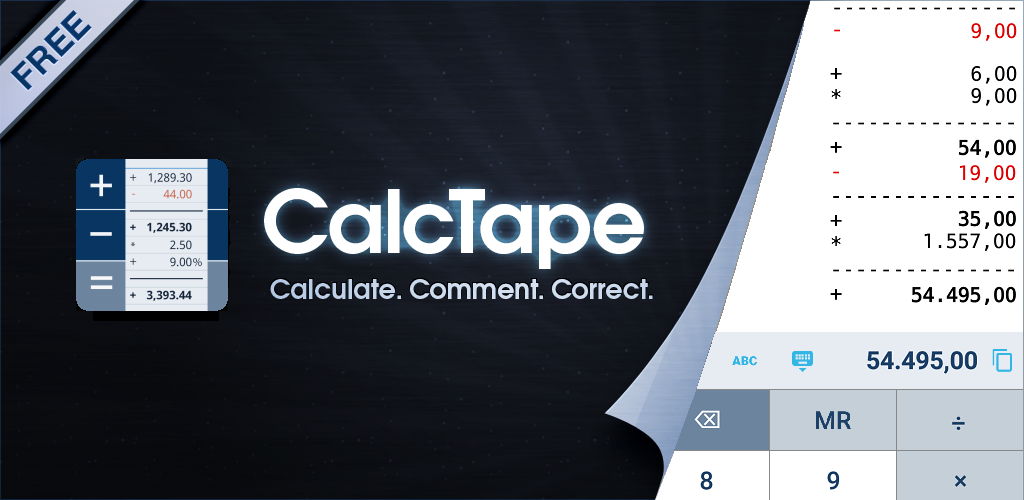 CalcTape Calculator with Tape v6.0.10 APK (Pro)