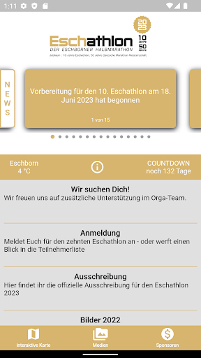 Android application Eschathlon screenshort